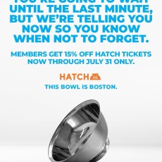 Here’s that reminder from us: Get your tickets now for the 2025 Hatch Awards happening on October 23rd ⌛. This Thursday is the final day for members to get their 15% discount. Yes this Thursday July 31st is the last day! Don’t miss out on the discount or the Show!